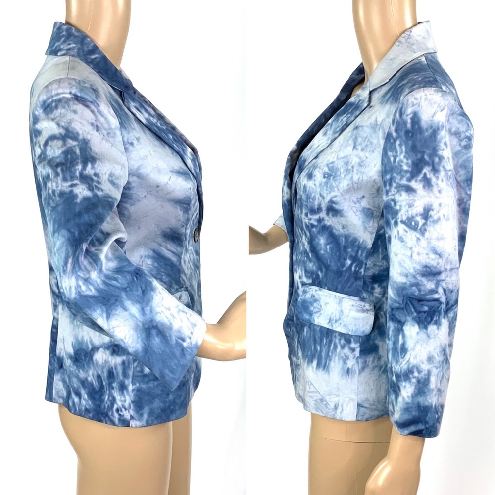 🎉👠HOST PICK👗🎉 BOSTON PROPER Tie Dyed Blazer - Picture 3 of 8